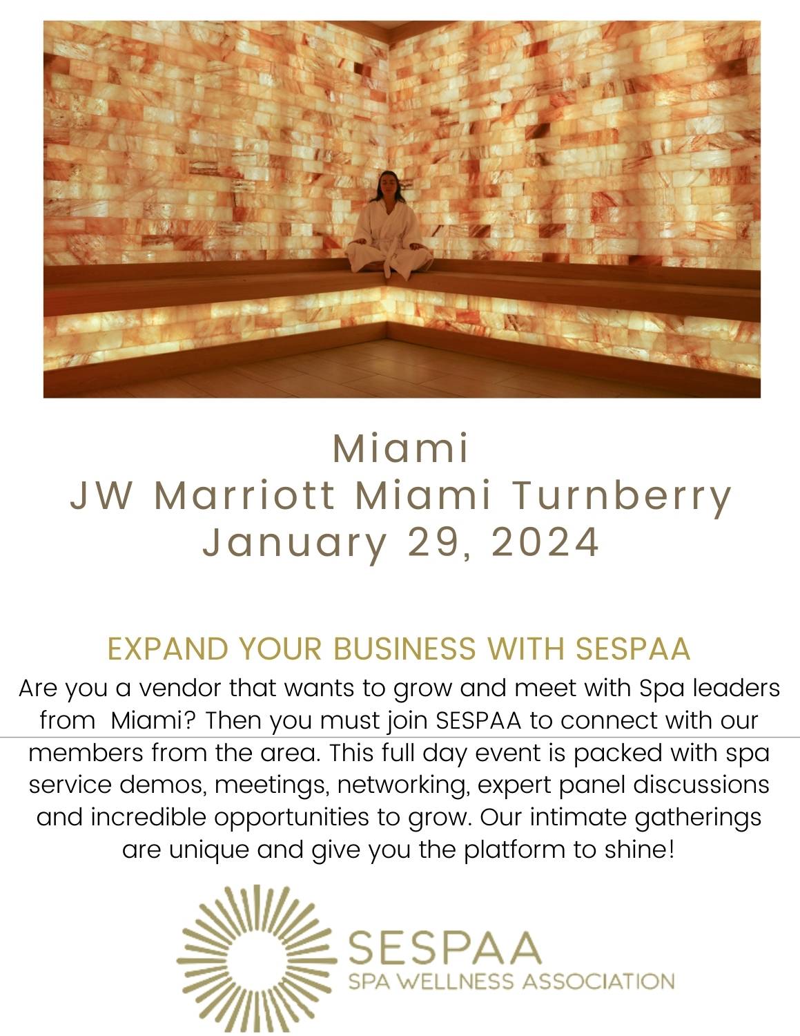 Sespaa JW Marriott Turnberry Event Janurary 29th 2024